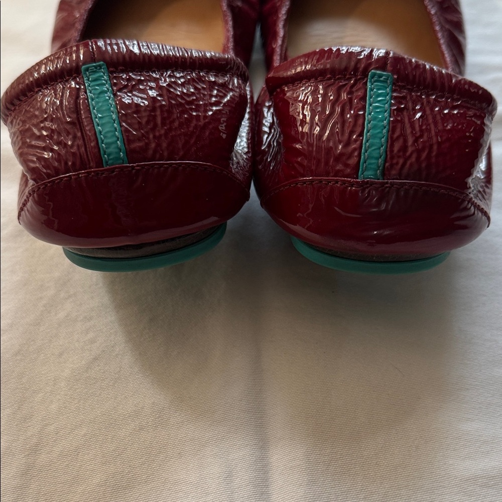 Tieks Maroon Ballet Flats - Picture 4 of 5